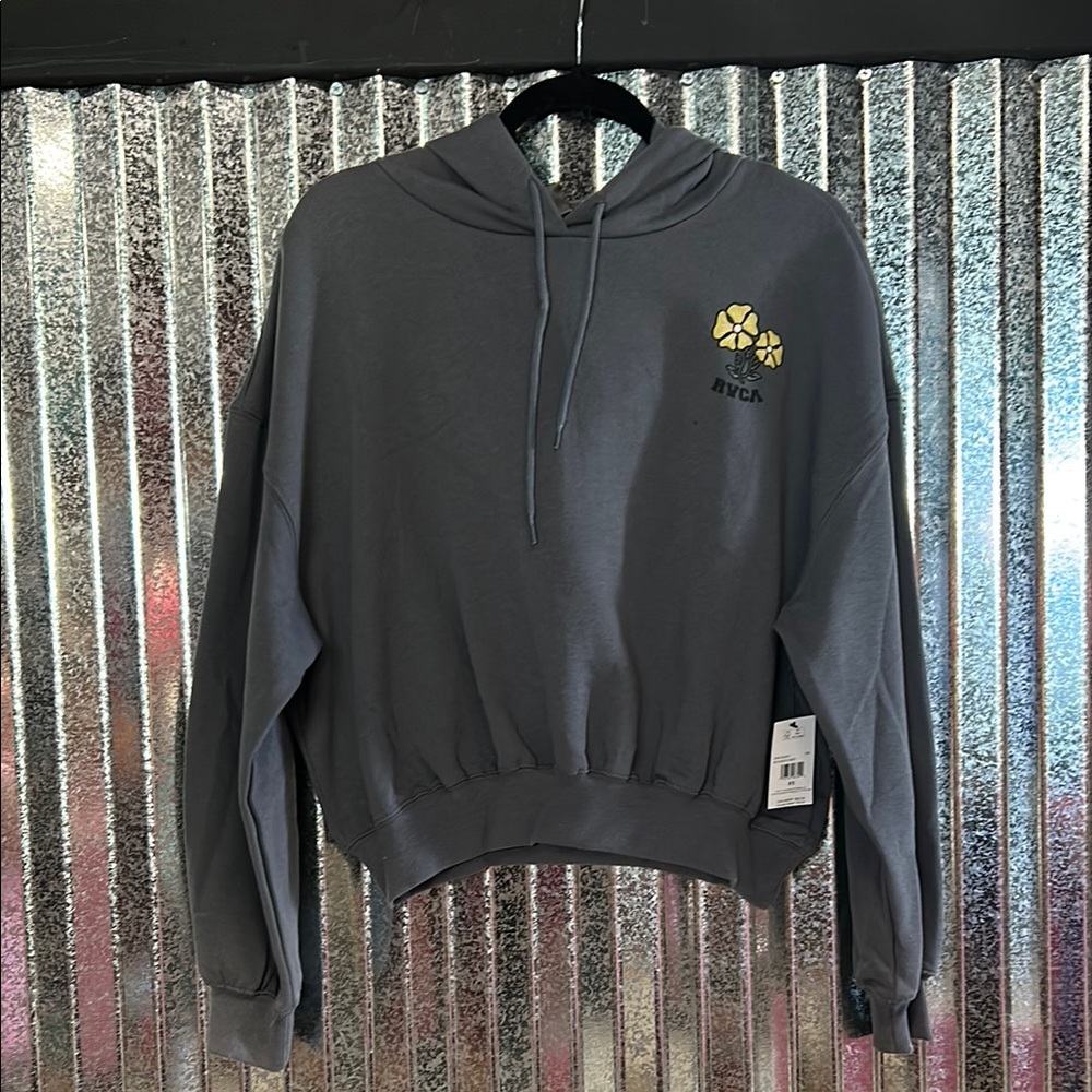 RVCA Gray Women's Hoodie Sweater NWT